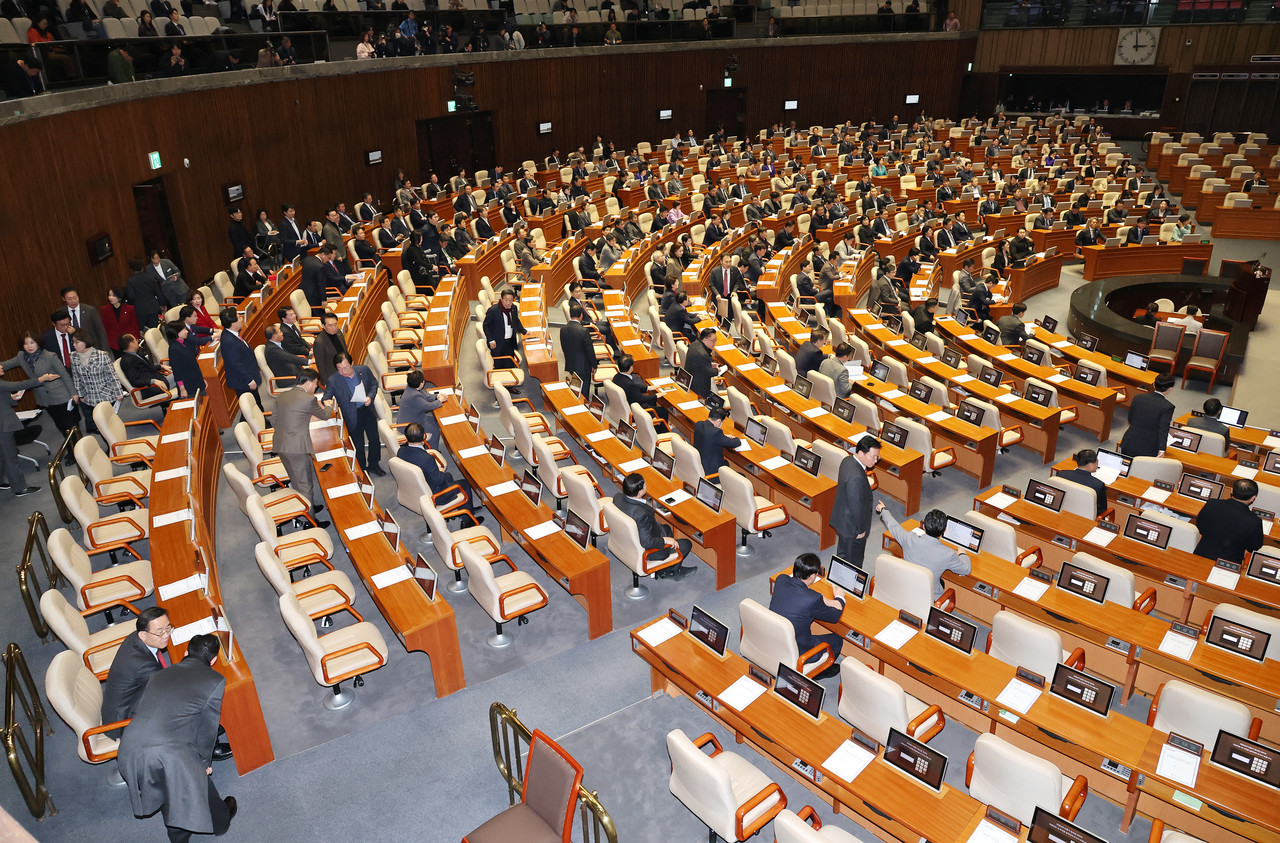 국회 본회의장[연합뉴스 자료사진]