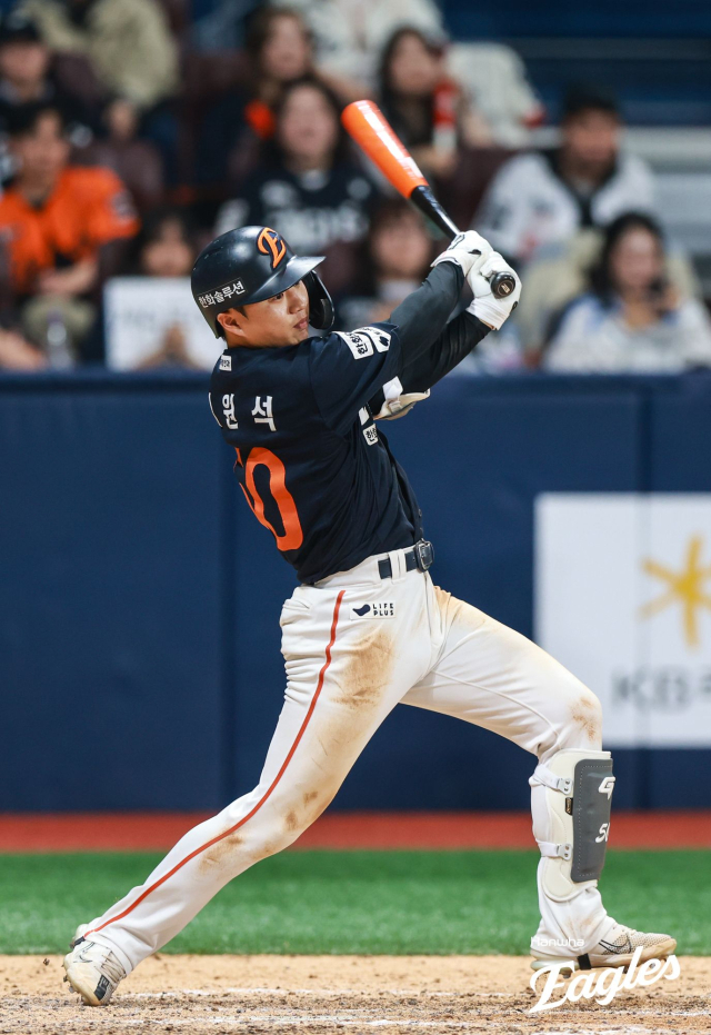 11일 키움전에 출전한 이원석. 한화이글스 제공