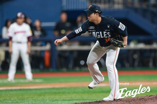 11일 키움전에 출전한 김종수. 한화이글스 제공