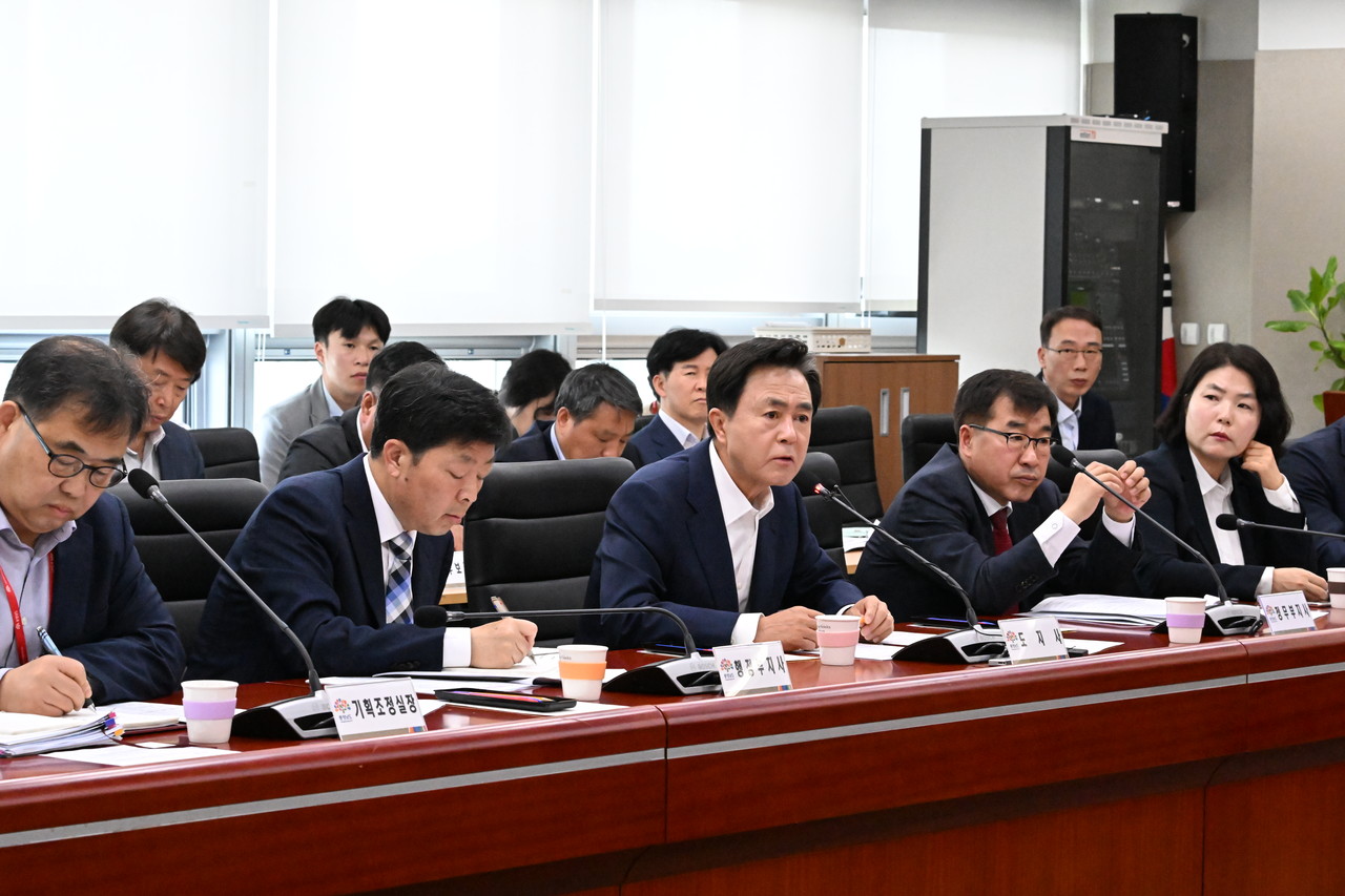 충남도 주요현안 추진상황 점검회의[충남도 제공. 재판매 및 DB 금지]