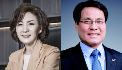 이진숙 전 충남대 총장과 이덕훈 전 한남대 총장.