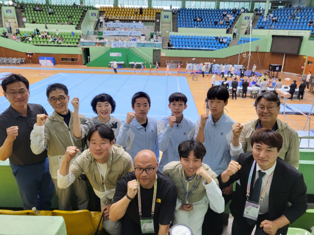 금산동중 3학년 박하원, 결선에서 12.5점으로 1위 사진=금산교육지원청