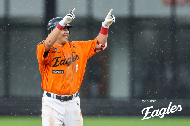 15일 LG전 홈경기 노시환.한화이글스 제공.