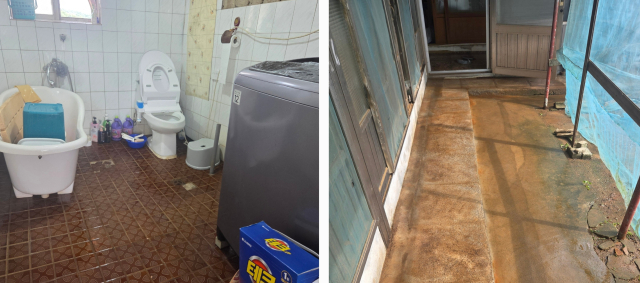 주거 환경 개선 활동 후 모습.(사진=전종원 기자)