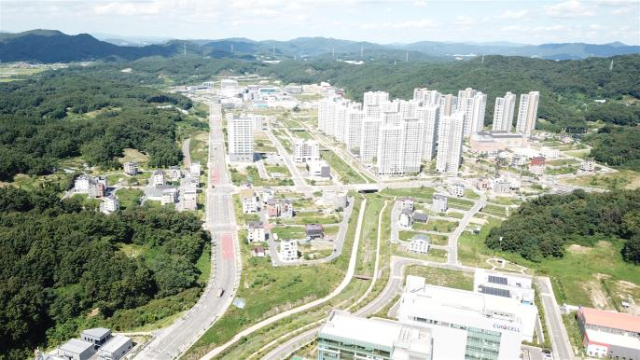 ‘국제과학비즈니스벨트 거점지구(신동·둔곡) 개발사업’ 4단계 구간 사진. 대전시 제공