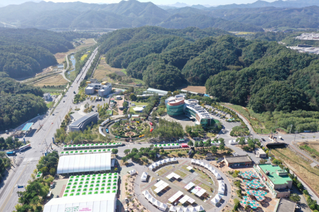 2025제천한방천연물산업엑스포 행사장 전경./제천시 제공