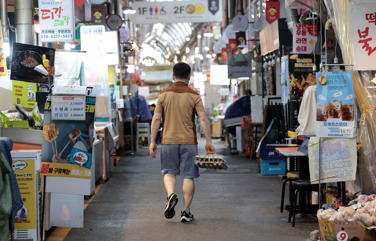 한 전통시장 모습. 사진=연합뉴스.