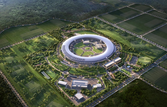 오창 방사광가속기 조감도. 사진=충북도 제공