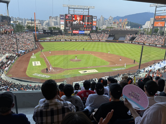 8일 대전한화생명볼파크에서 기아타이거즈와의 주중 1차전이 열렸다. 사진=서유빈 기자