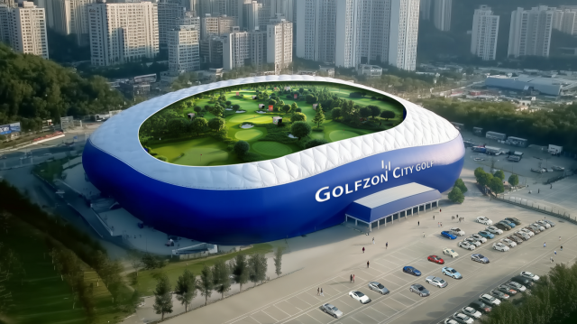골프존의 지속가능한 골프문화를 위한 새로운 모델인 ‘시티골프(CITY GOLF)’ 조감도. 골프존 제공.