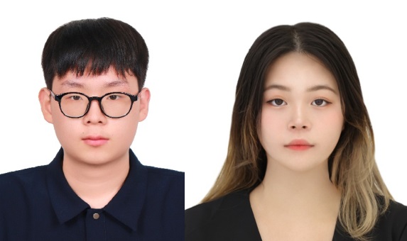 세종장영실고 졸업생 김선휘(보건간호학과) 씨와 세종장영실고 졸업생 김은혜(뷰티미용과) 씨.세종장영실고 제공