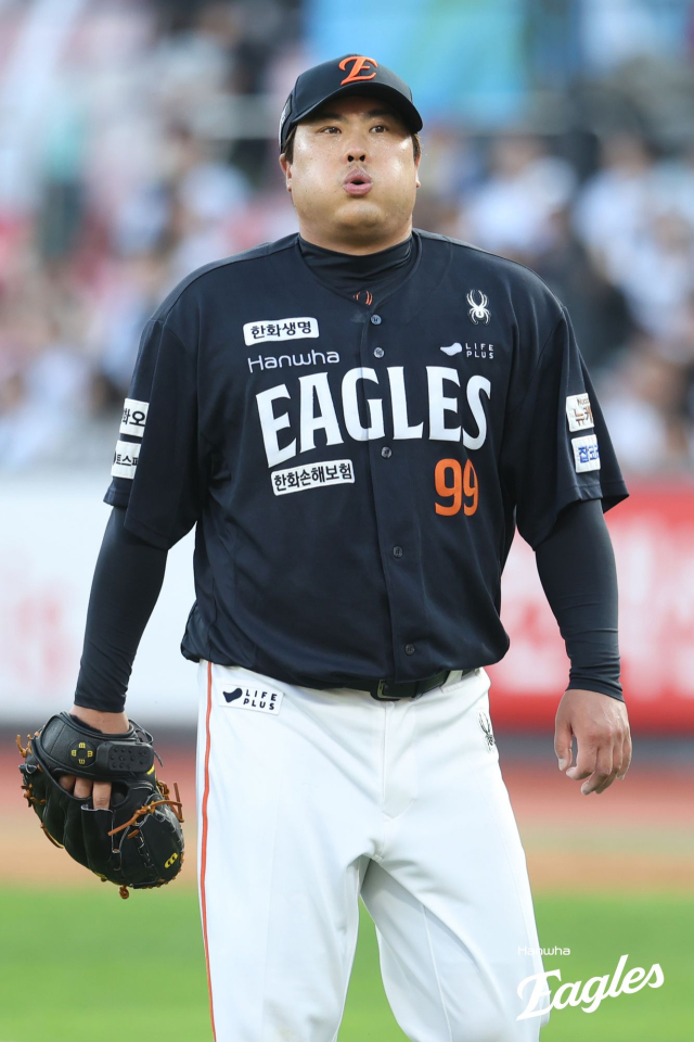 20일 KT전 류현진. 한화이글스 제공