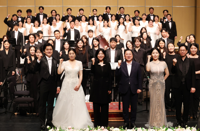 22일 대전시립연정국악원 큰마당에서 열린 대전아트콰이어의 창단연주회. 사진 대전시 제공