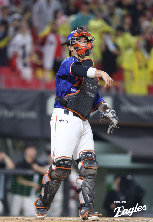 지난 1일 기아전 최재훈