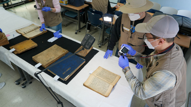 ▲한산이씨 대종회 수집 모습