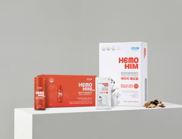 애터미가 콜마비앤에이치와 공동 개발한 기능성 표시 식품 ‘헤모힘 샷’을 6일 출시했다.