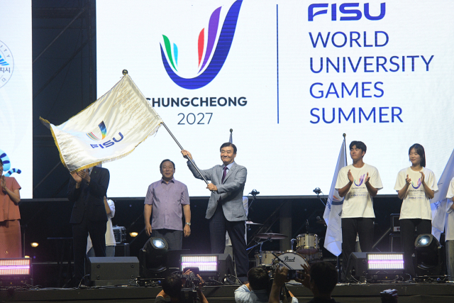 2027 충청 유니버시아드대회 개막 2년을 앞두고, 지난 8일 세종시 호수공원에서 ‘흥이나유 페스티벌’이 열렸다. 사진=김일순 기자