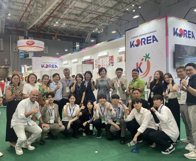 금산군 2025 베트남 비엣푸드(VietFood) 전시회 참가 사진=금산군