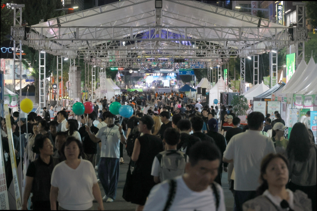 16일 대전 원도심 중앙로에서 열린 '대전0시축제' 폐막식 모습. 대전시 제공