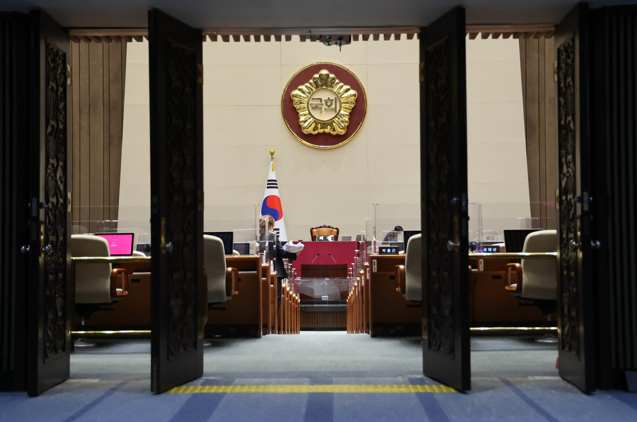 국회 본회의장. 사진=연합뉴스.