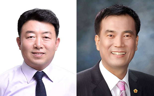 오인환 의원(왼쪽) 방한일 의원(오른쪽) 