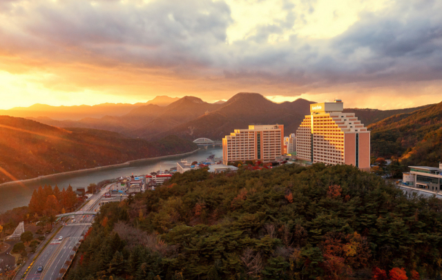 소노벨 단양 리조트 전경.제천시 제공