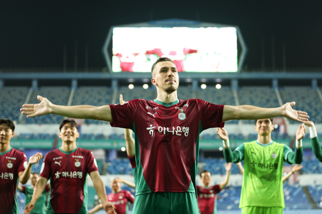 안톤 크리보츄크 대전하나시티즌 선수. 대전하나 제공