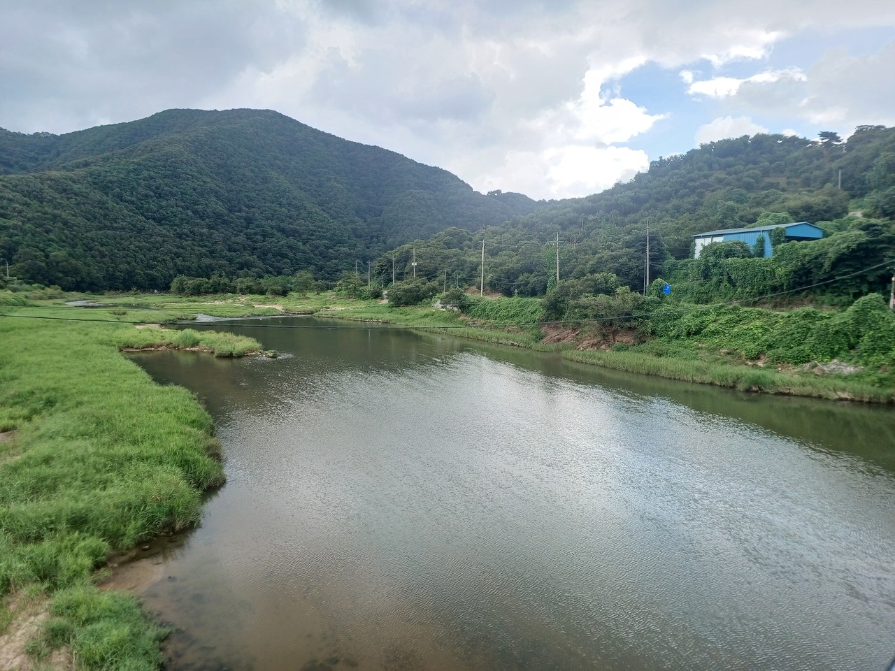 청양군 장평면 일원의 지천댐 건설 예정지. 사진=권혁조 기자.