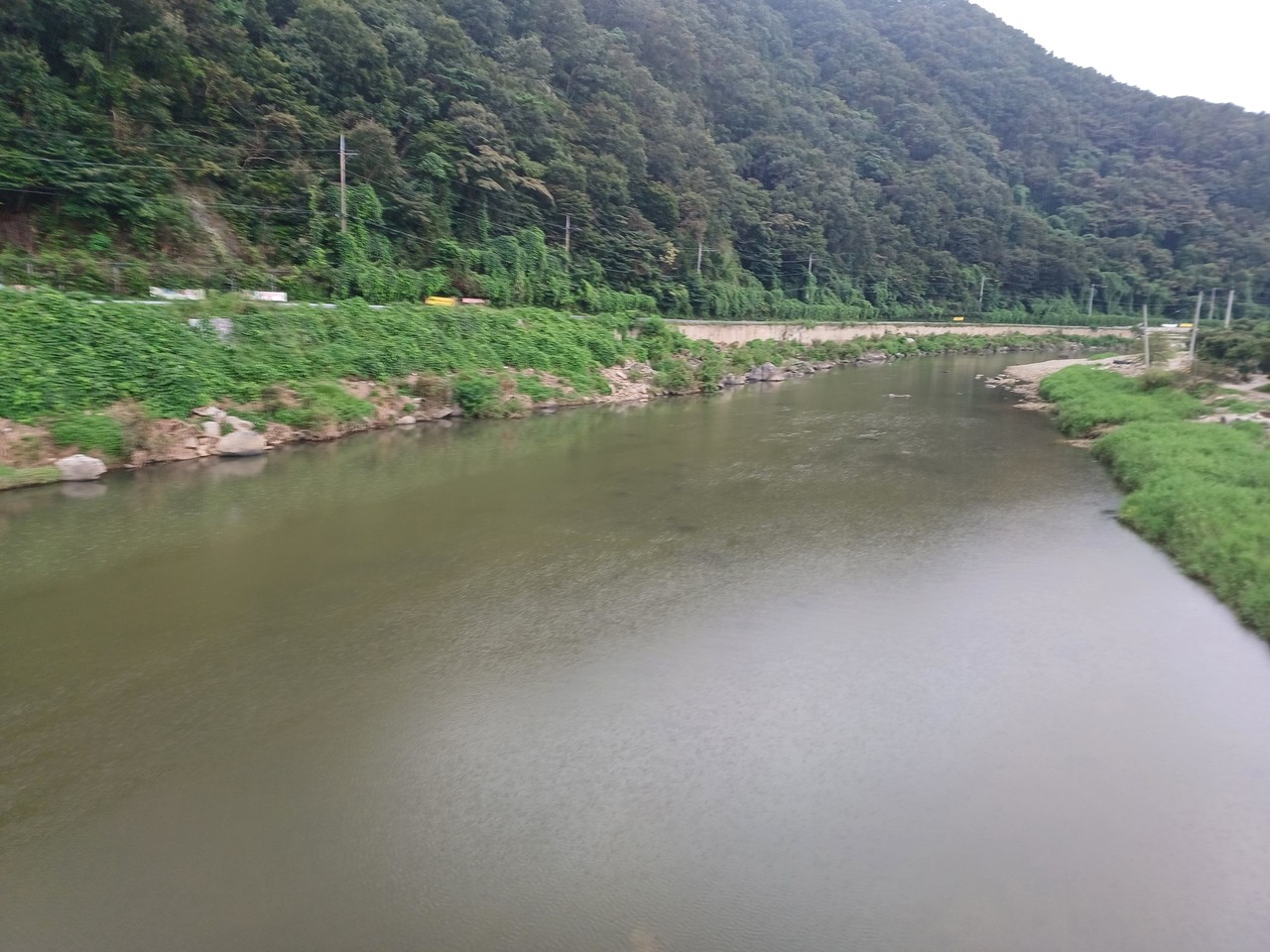 청양군 장평면 일원의 지천댐 건설 예정지. 사진=권혁조 기자.