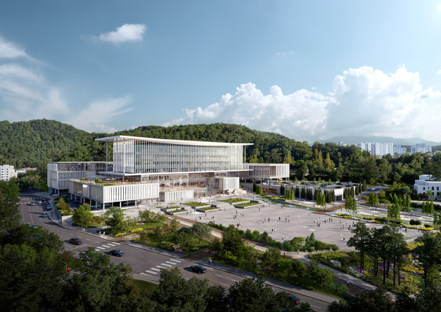 시청사 설계 공모 당선작 ‘타임 스케이프 서산’. 서산시 제공