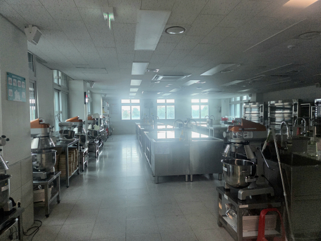 병천고등학교 실습동 내의 실습실 모습. 사진=이재범 기자.