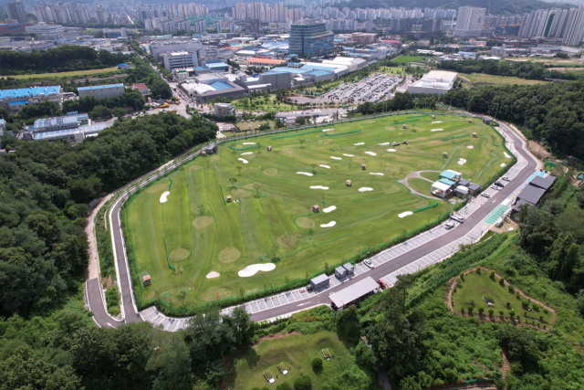 천안 백석동에 조성된 유관순파크골프장 전경. 천안시 제공.