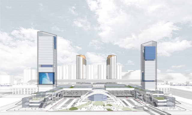 천안아산역 광역복합환승센터 조감도