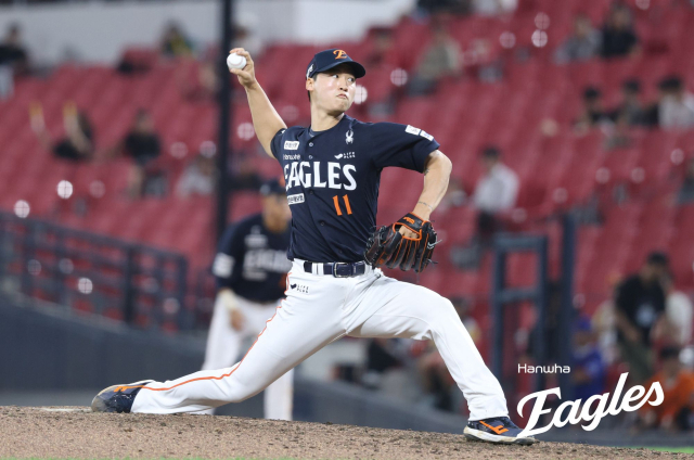 엄상백 한화이글스 선수. 한화 제공