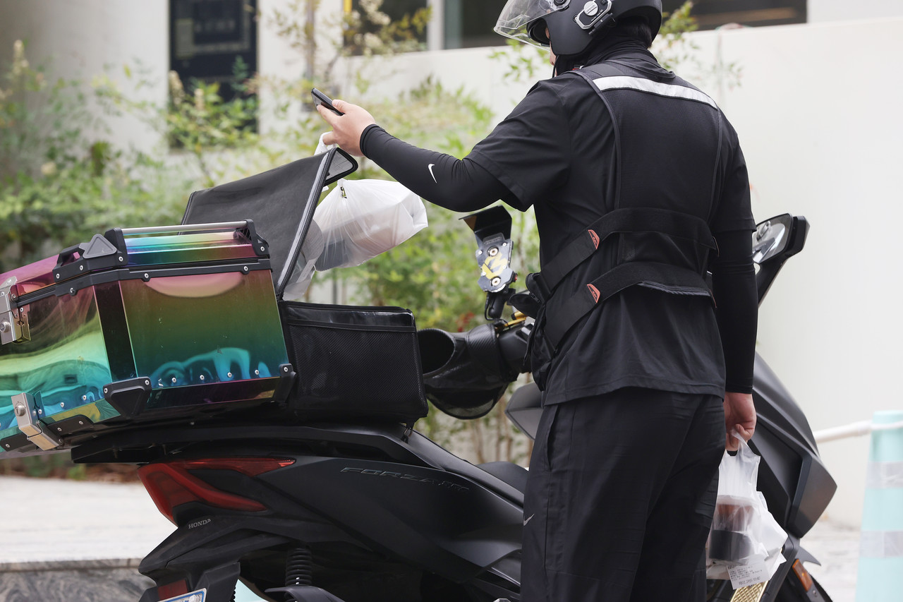 배달. 사진=연합뉴스.