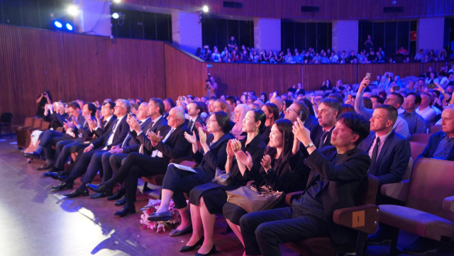 대전시립연정국악단이 지난달 21일부터 10월 2일까지 이어진 ‘2025 유럽 순회공연’을 성황리에 마쳤다. 사진 대전시립연정국악단 제공