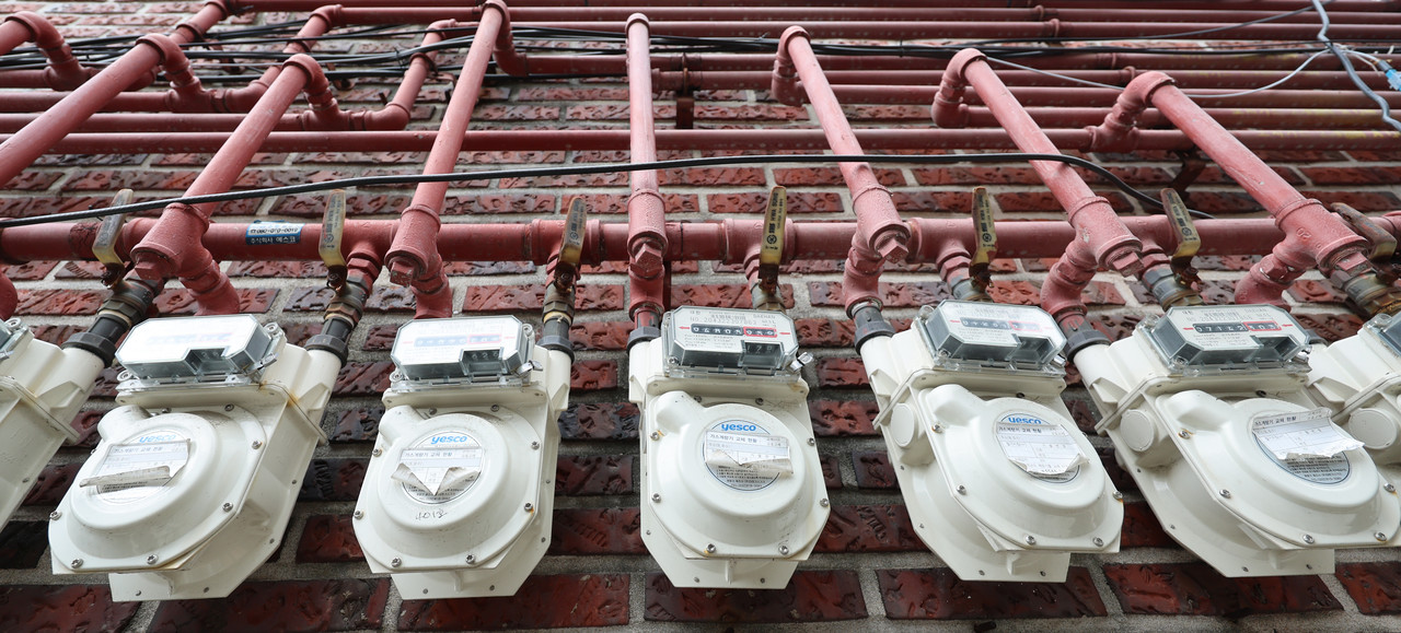 도시가스 계량기와 배관[연합뉴스 자료사진]