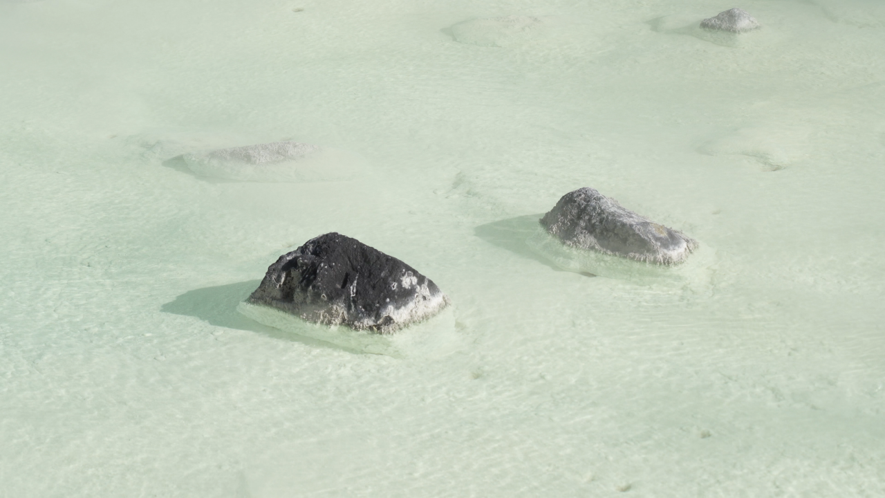 엄지은 작가가 황세호 한국지질자원연구원 박사와 창작한 작품 '위 아님 아래'. 사진 대전문화재단 제공