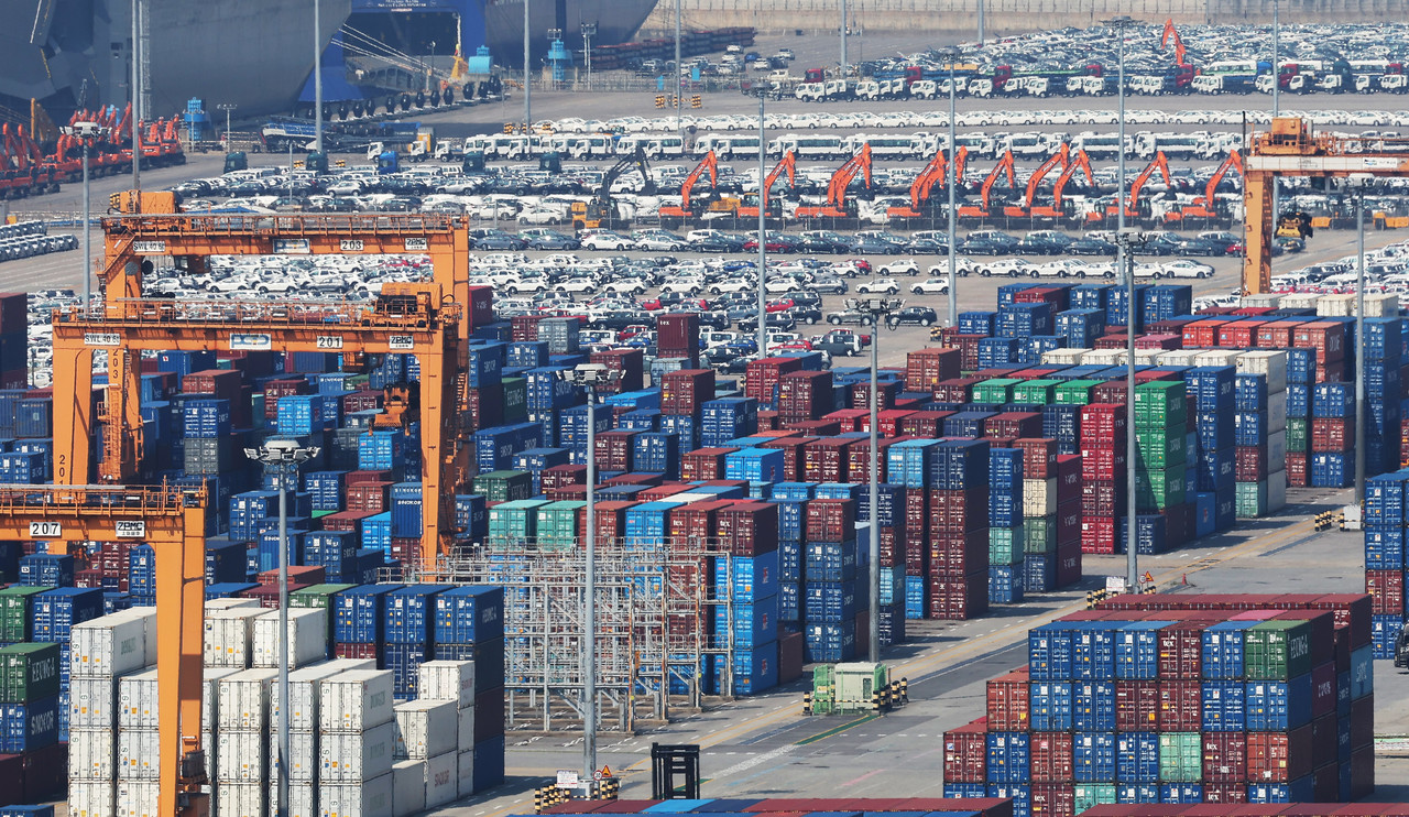 수출 컨테이너. 사진=연합뉴스.