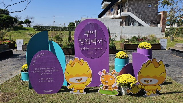 군민 참여정원 전시 부여군제공