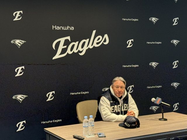 29일 대전한화생명볼파크에서 한화이글스 김경문 감독이 경기 전 인터뷰에 응하고 있다. 사진=서유빈 기자