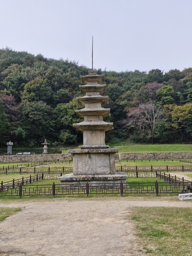 서산 보원사지 오층석탑.(사진=전종원 기자)
