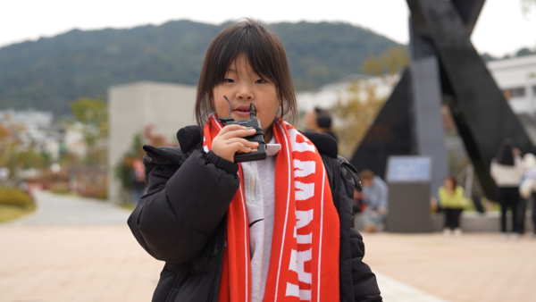 대전 동구에서 온 김샛별(8) 양. 사진=나예원 기자