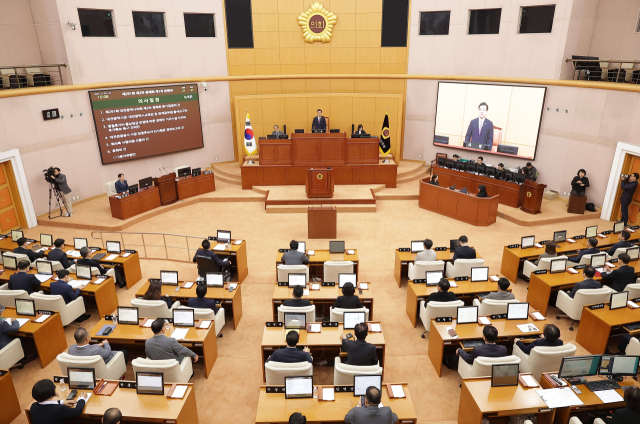 대전시의회 제291회 제2차 정례회. 대전시의회 제공