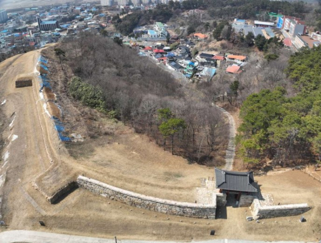 국가지정문화유산으로 지정된 서천읍성 전경.사진=서천군 제공.