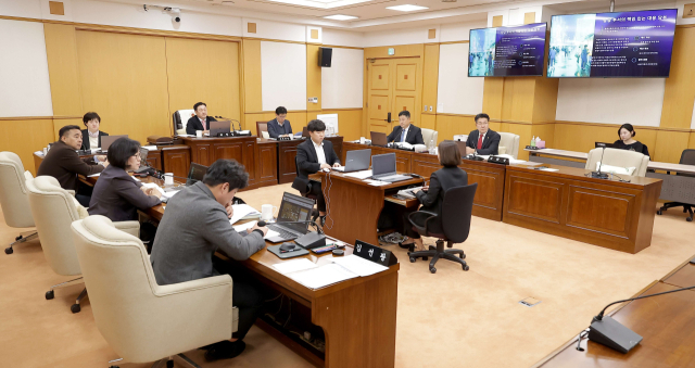 대전시의회 산업건설위원회는 14일 대전시 도시주택국 대상 행정사무감사를 진행했다. 대전시의회 제공.