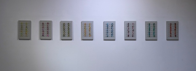 대전 K-아트페어 세르반테스 스페인 문화원 부스에 전시된 아이노아 마르티네스(Ainhoa Martinez) 작가의 작품 모습.사진=윤경식 기자