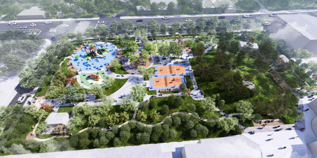 청전동 제4어린이공원 리모델링 조감도.제천시 제공